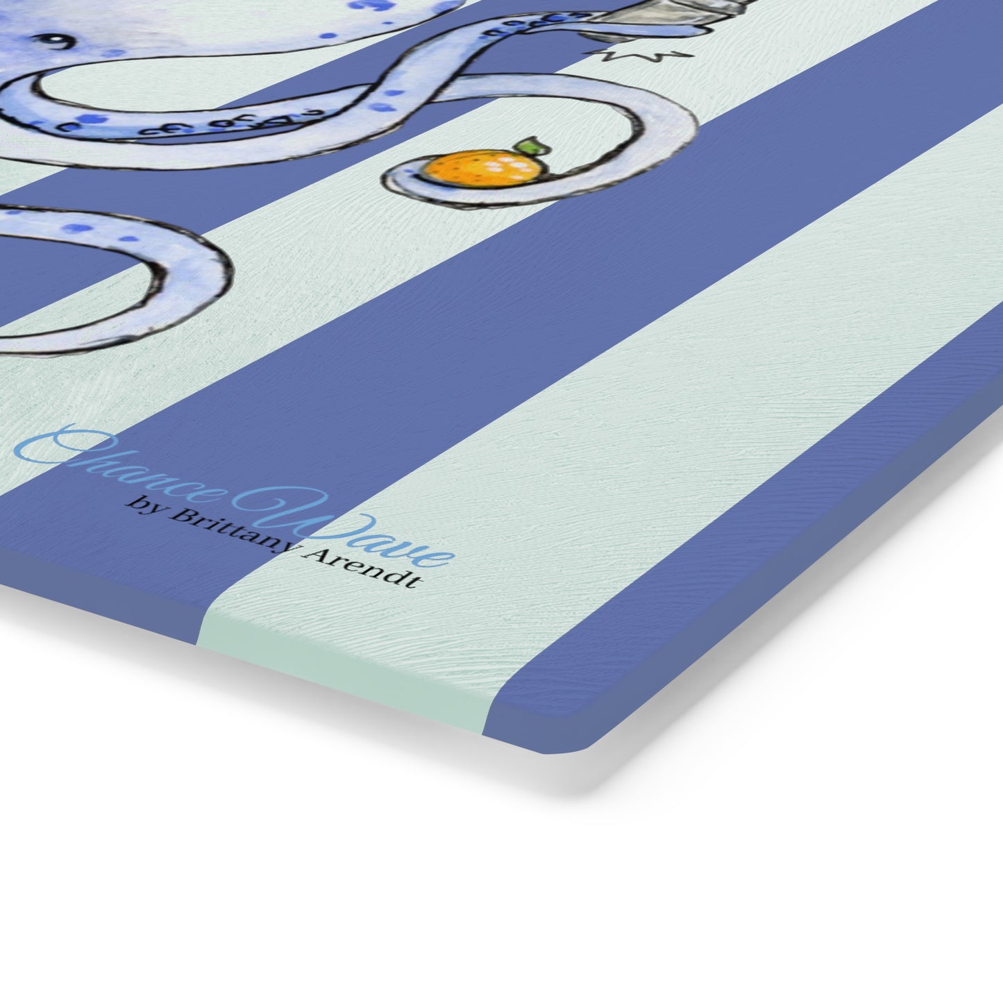 Party Animal Tempered Glass Cutting Board