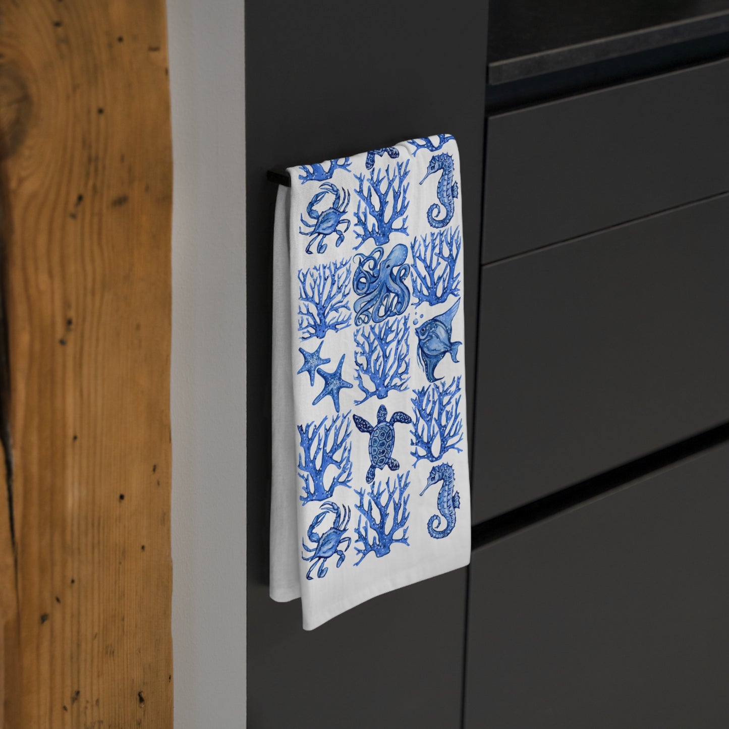 Coastal Pattern Tea Towel