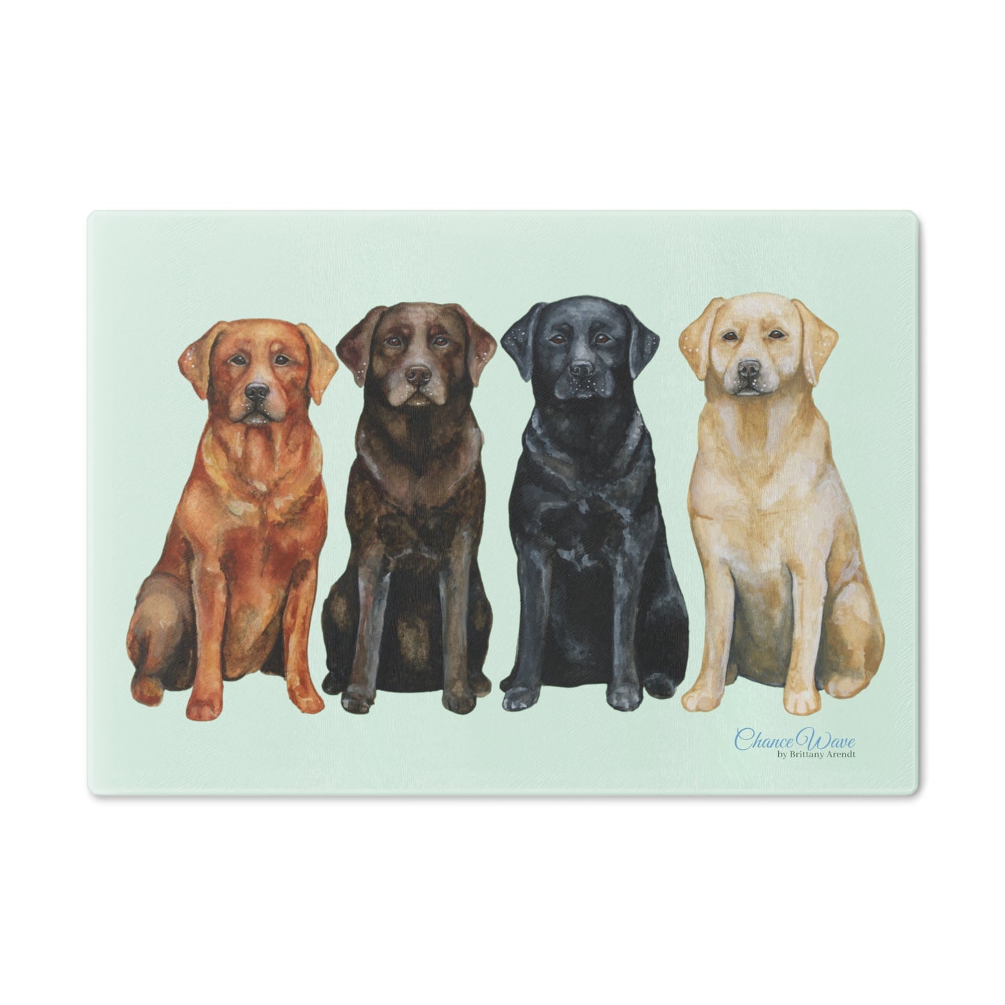 Labs Tempered Glass Cutting Board
