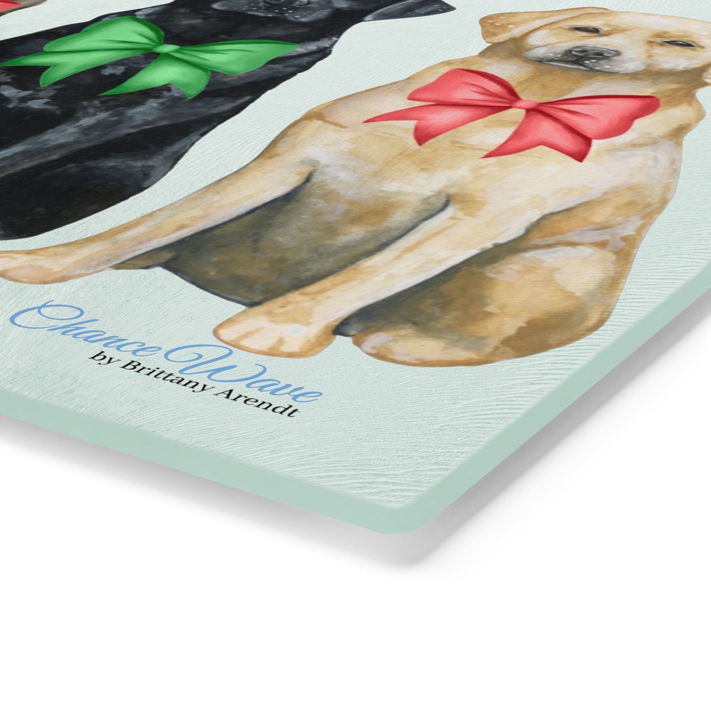 Festive Labs Tempered Glass Cutting Board