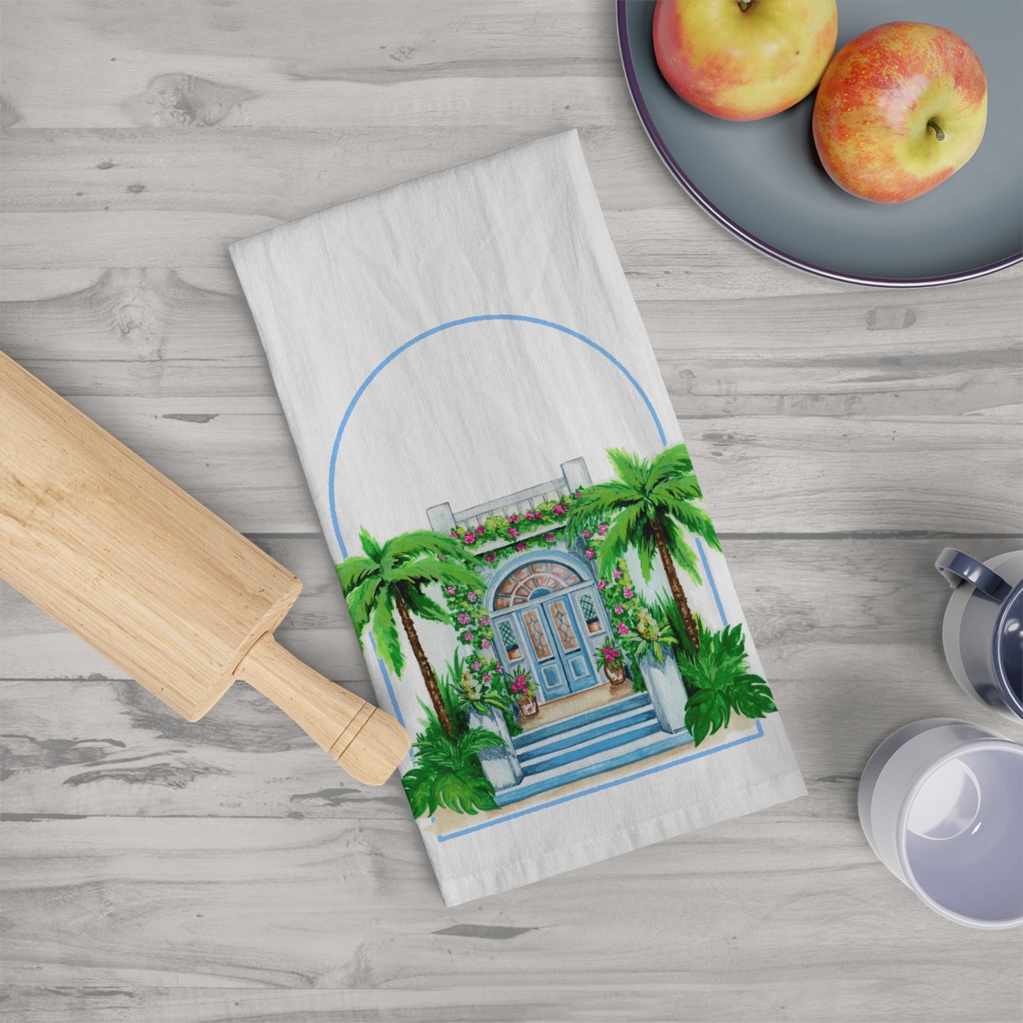 Door to Paradise Tea Towel