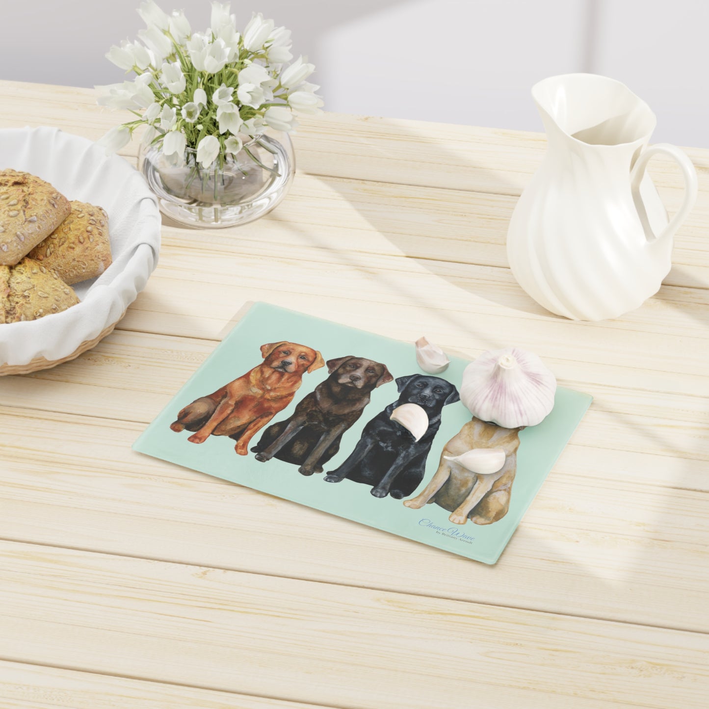 Labs Tempered Glass Cutting Board