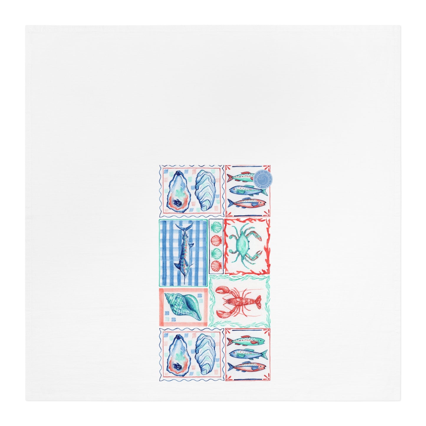 Coastal Summer Tea Towel