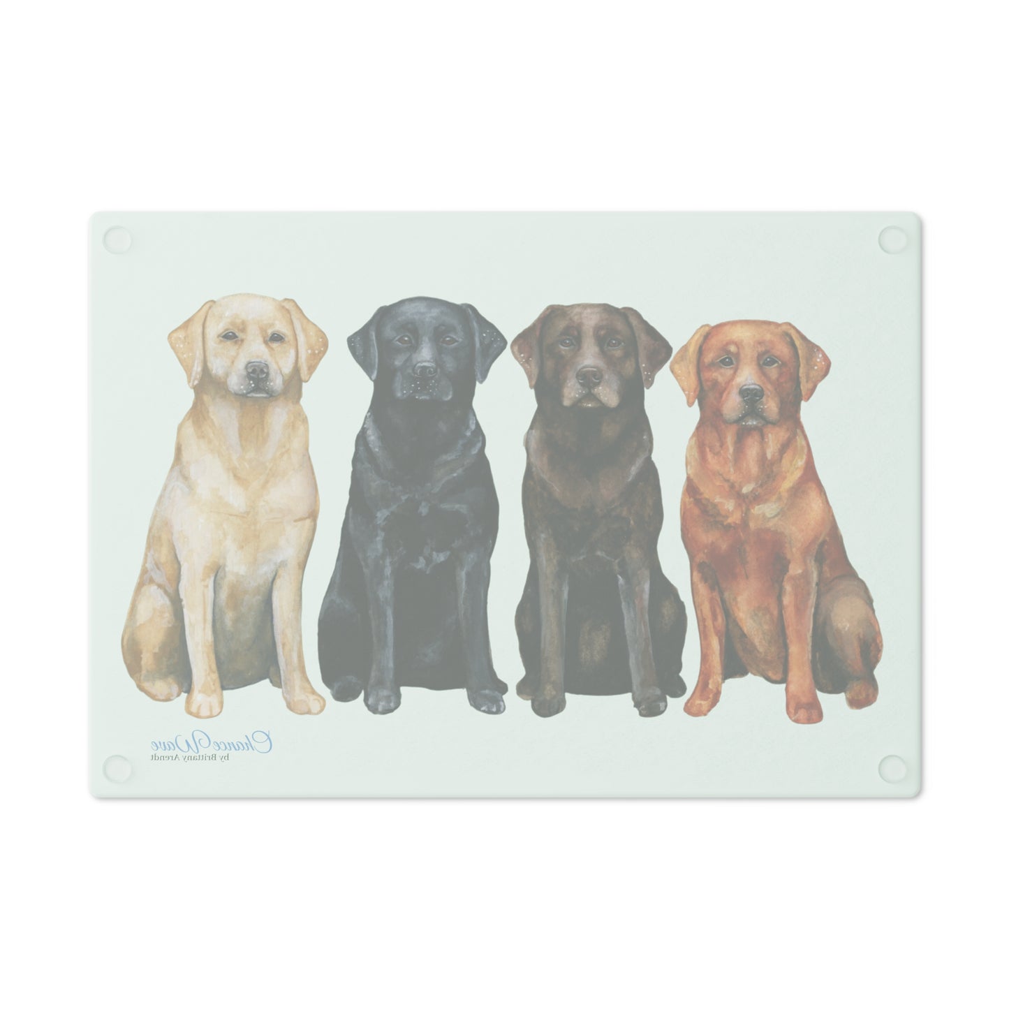 Labs Tempered Glass Cutting Board