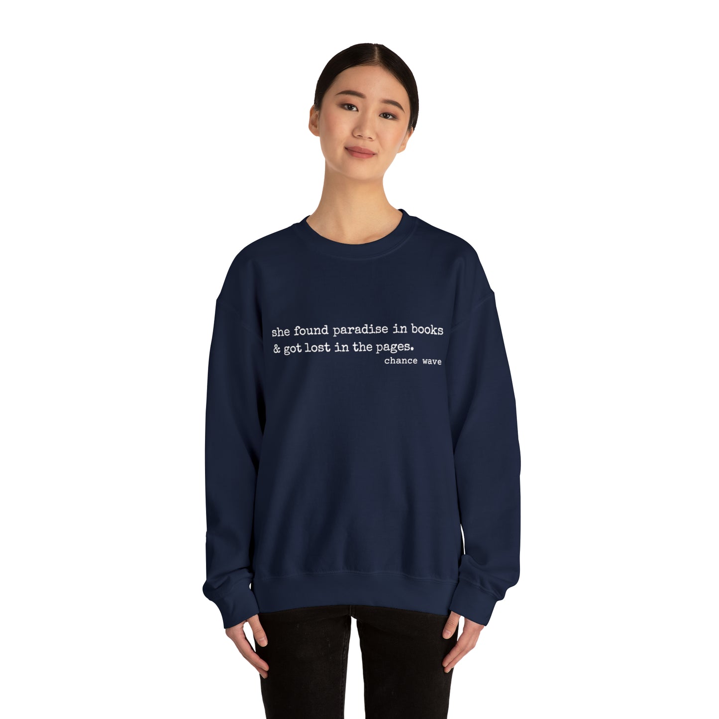 Paradise in Books Crewneck