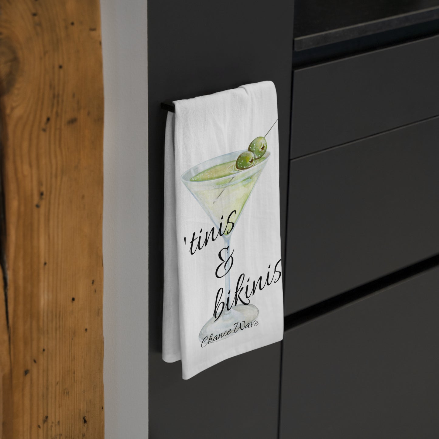 'tinis & Bikinis Tea Towel