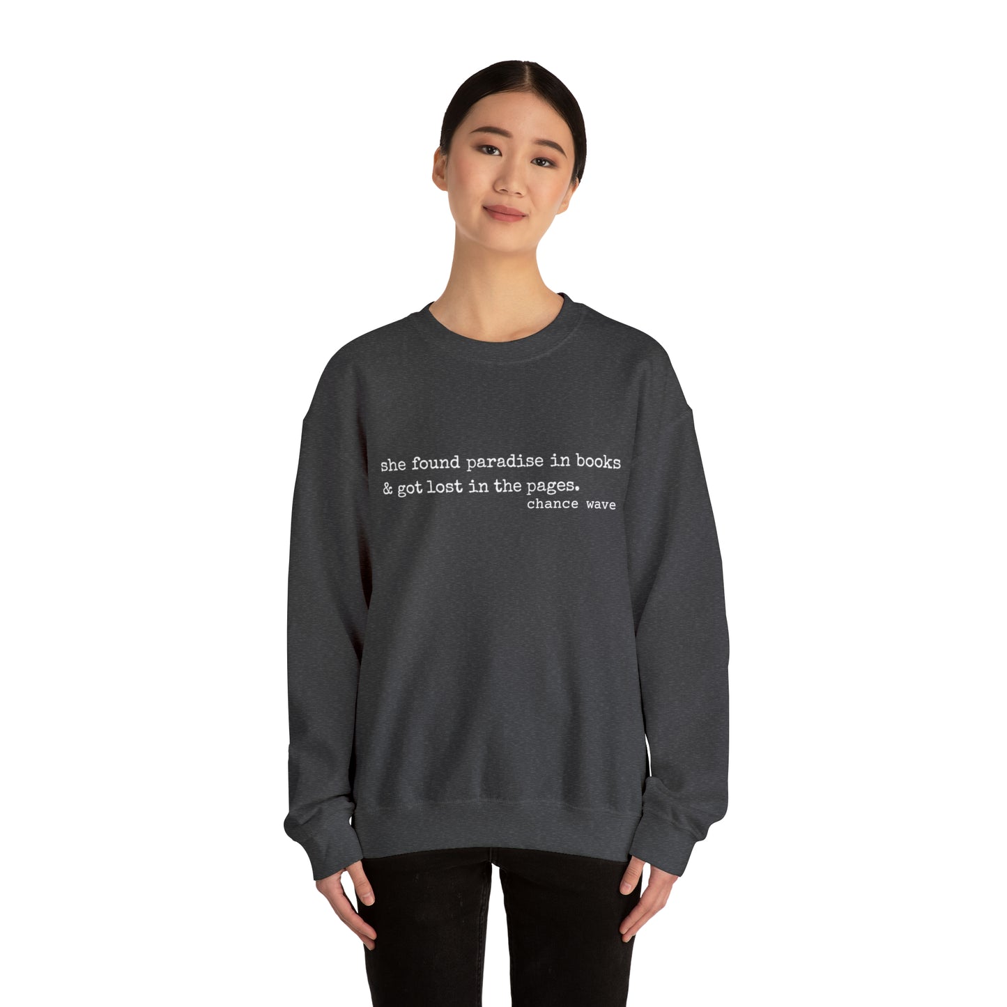 Paradise in Books Crewneck