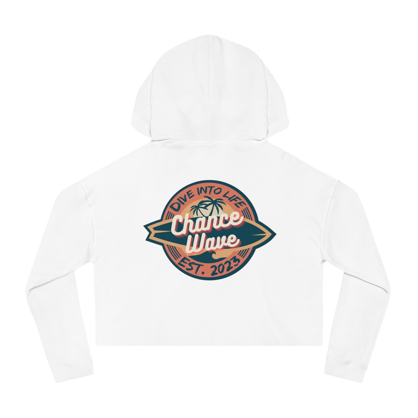 Chance Wave Cropped Hoodie