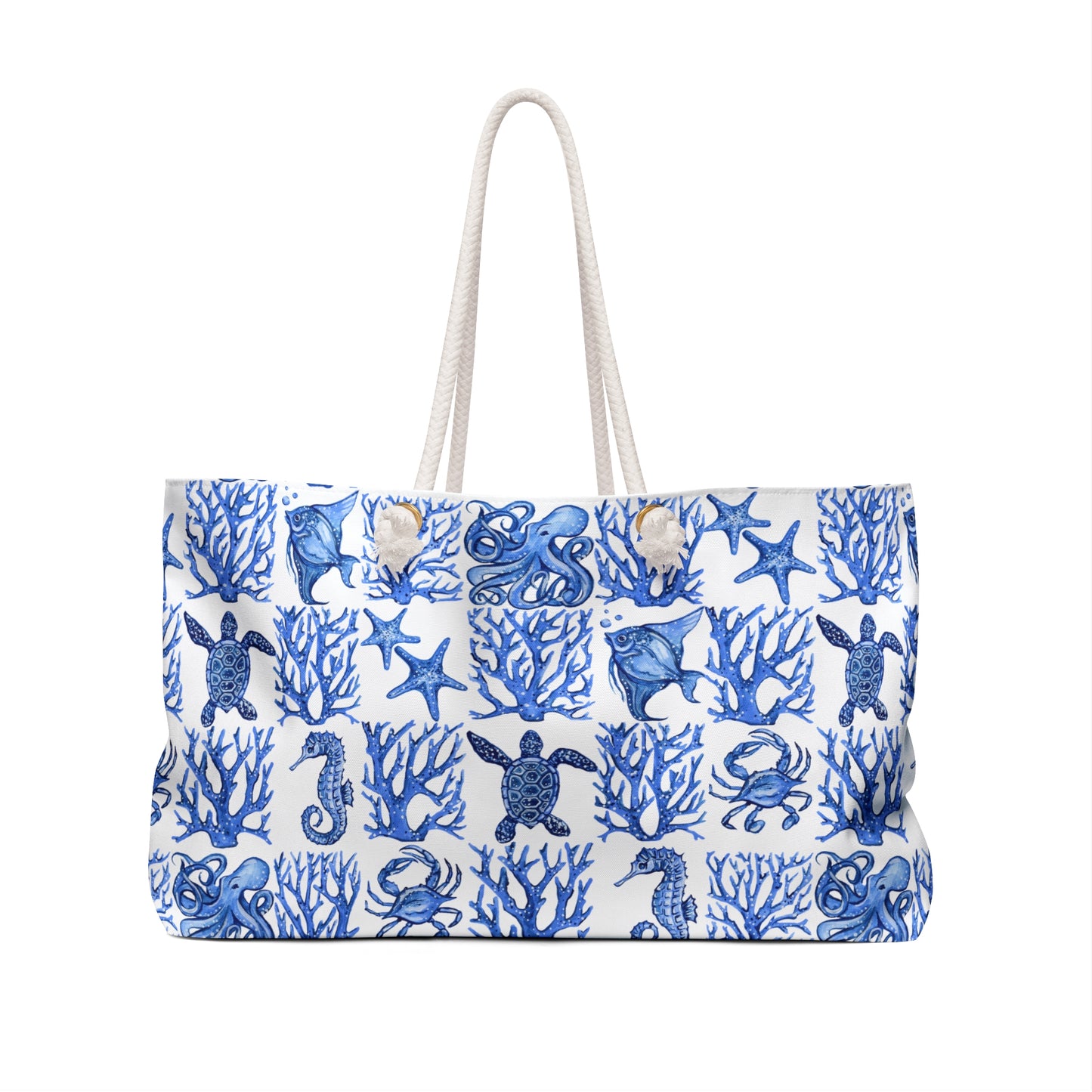 Ocean Pattern Weekender Bag