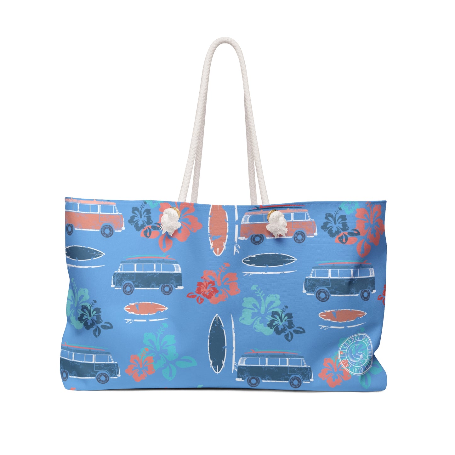 Beach Pattern Weekender Bag