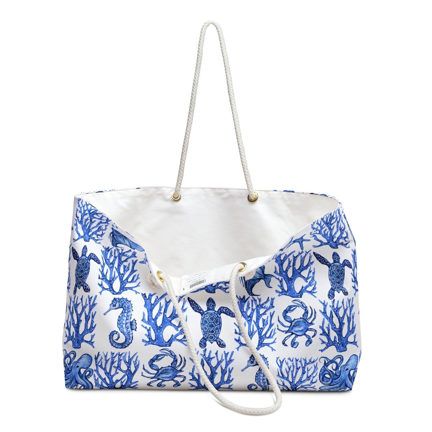 Ocean Pattern Weekender Bag