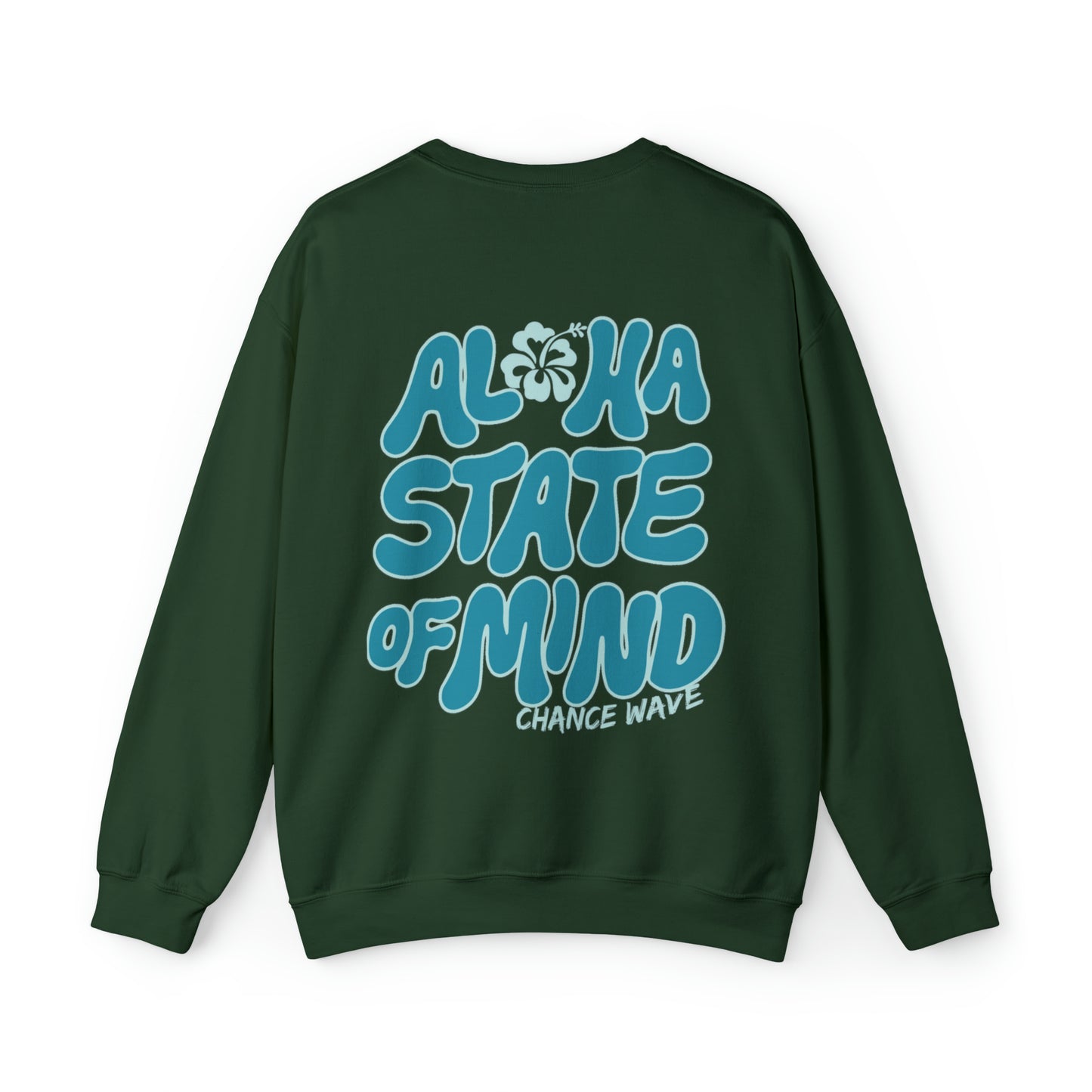 Blue Aloha Crewneck