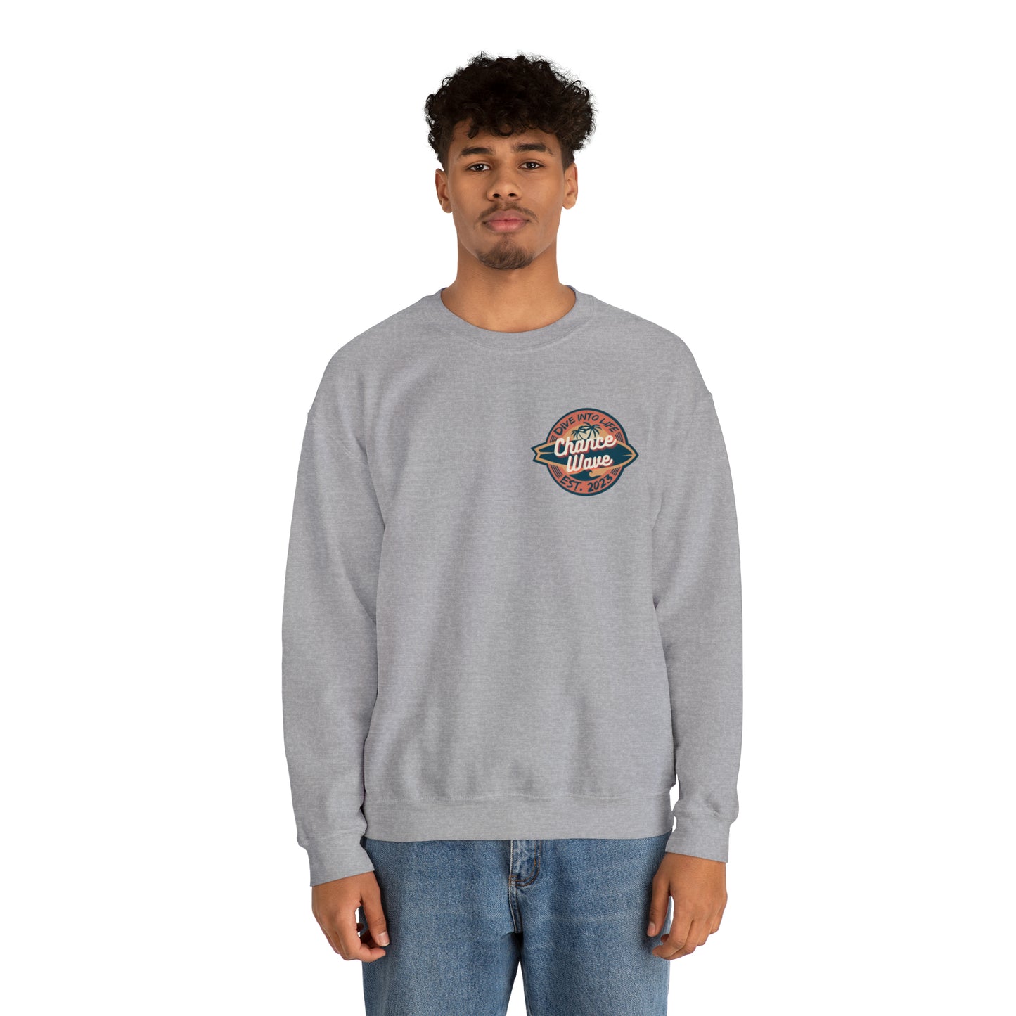 Orange Logo Crewneck