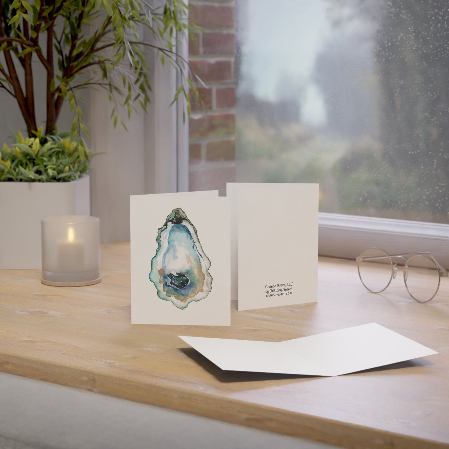Oyster Notecards (10 and 30pcs)