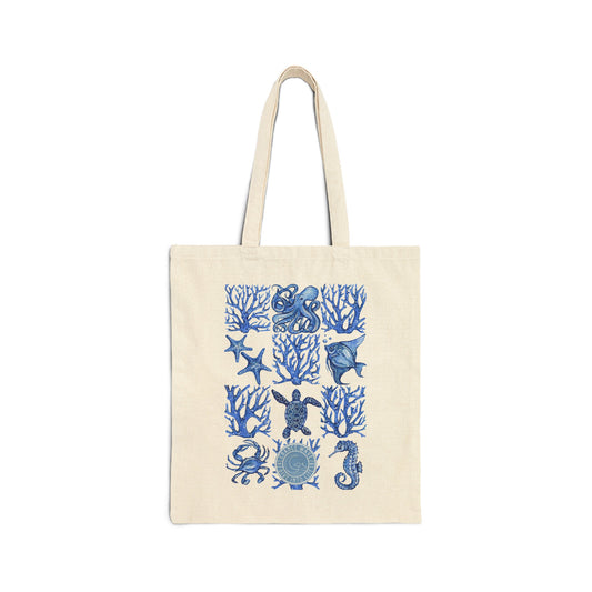 Ocean Pattern Tote Bag