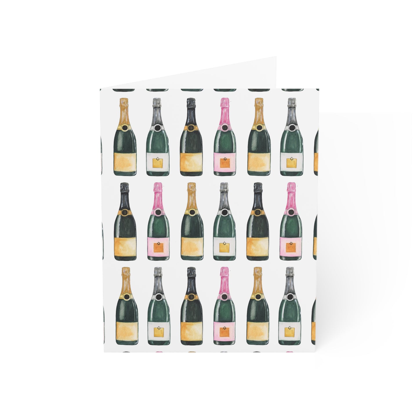 Champagne Pattern Greeting Cards (10 and 30pcs)