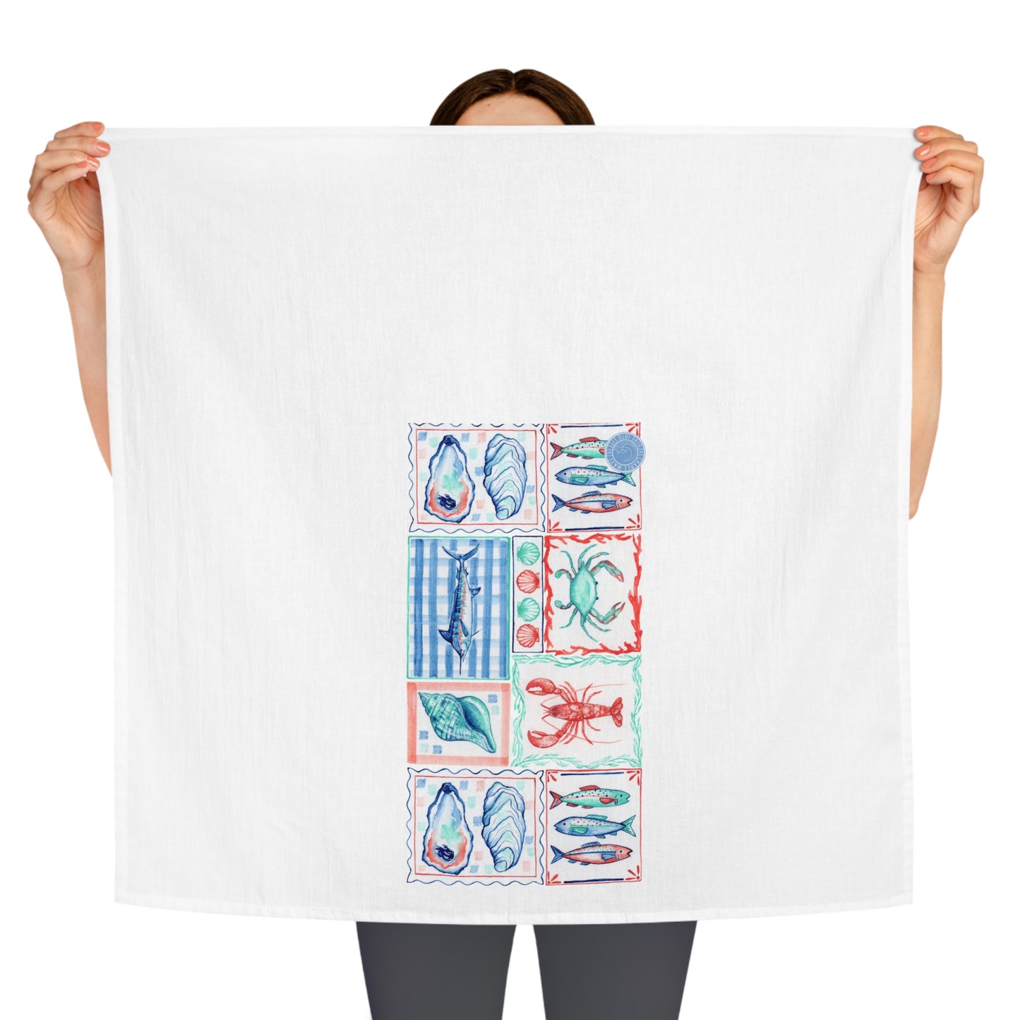 Coastal Summer Tea Towel