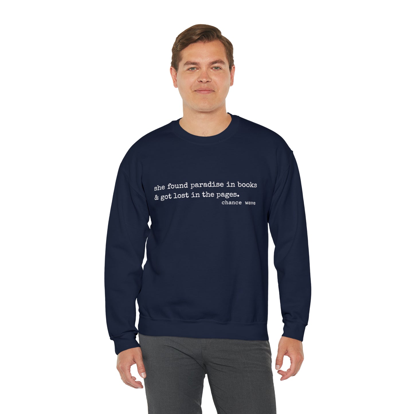 Paradise in Books Crewneck