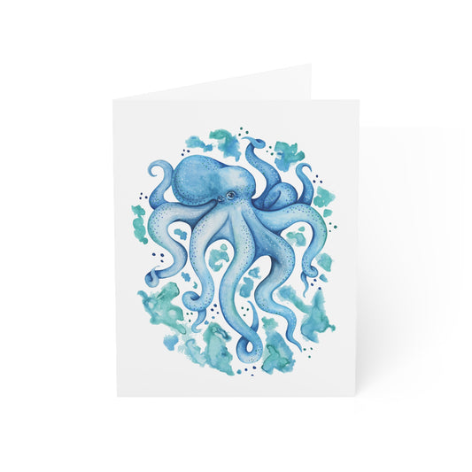 Octopus Notecards (10 and 30pcs)