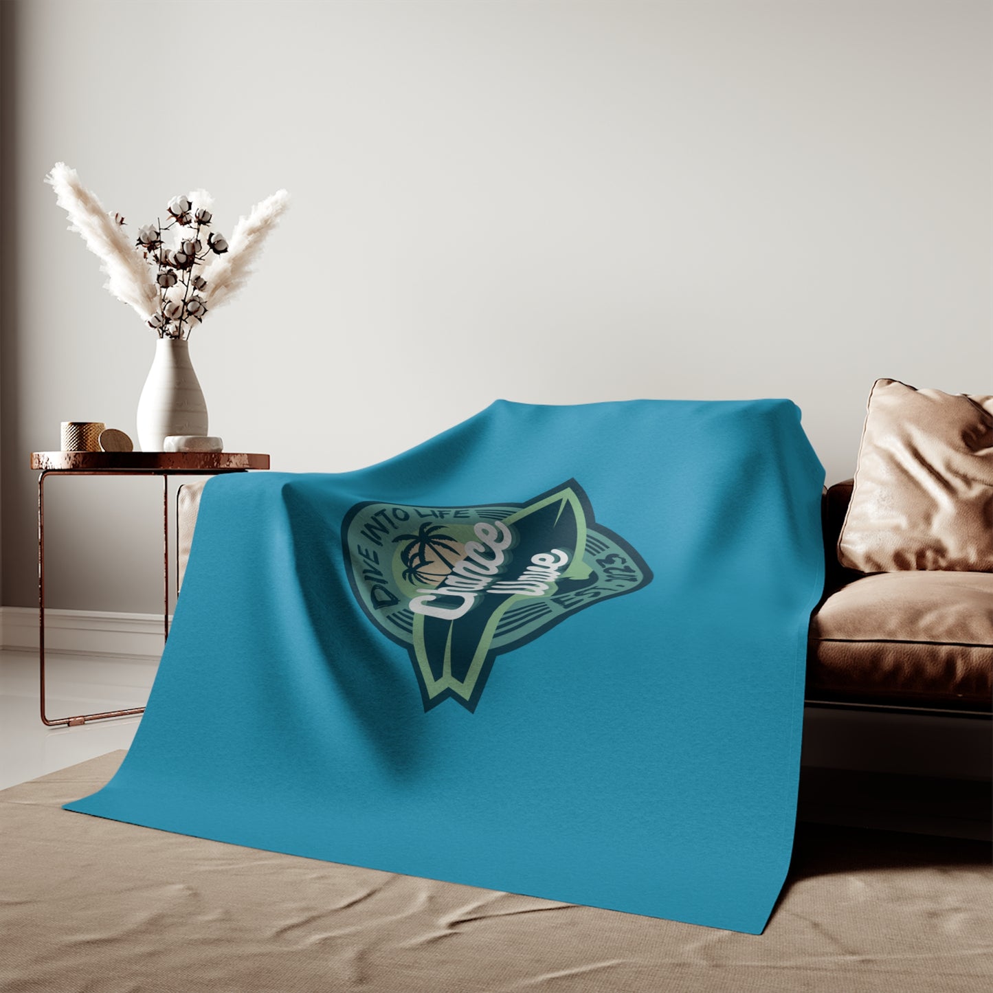 Logo Sweatshirt Blanket