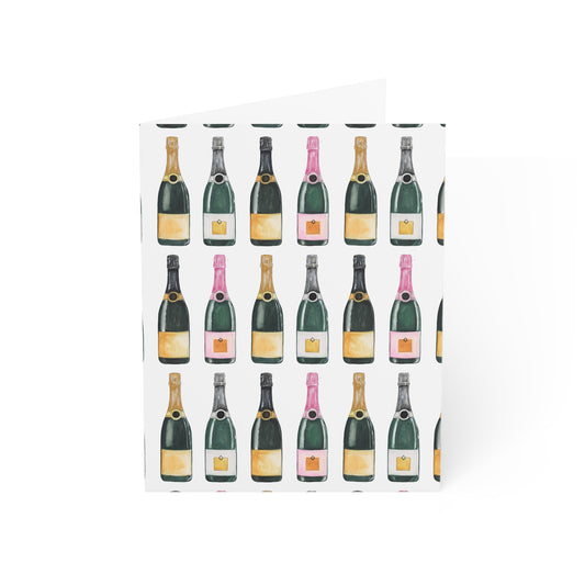 Champagne Pattern Notecards (10 and 30pcs)