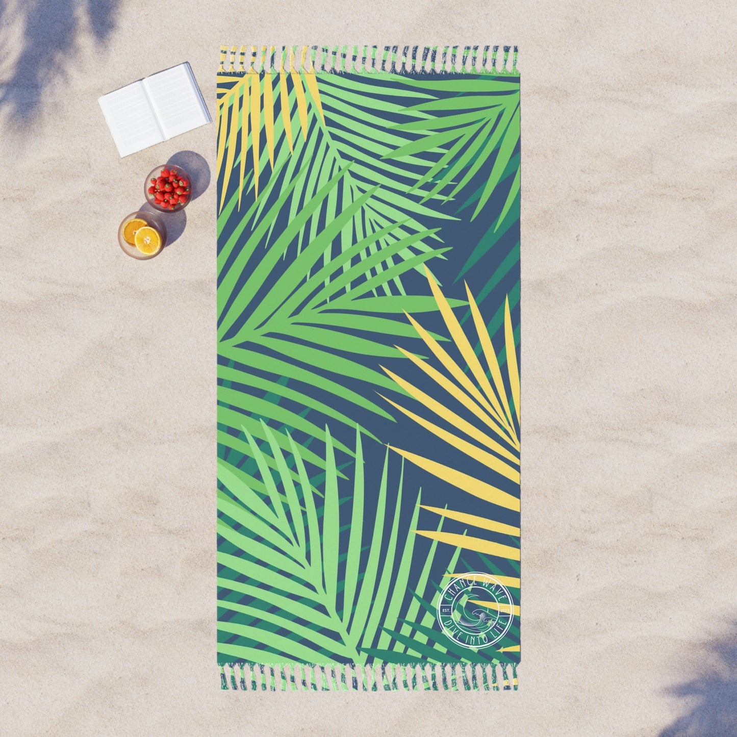 Palm Pattern Boho Beach Cloth