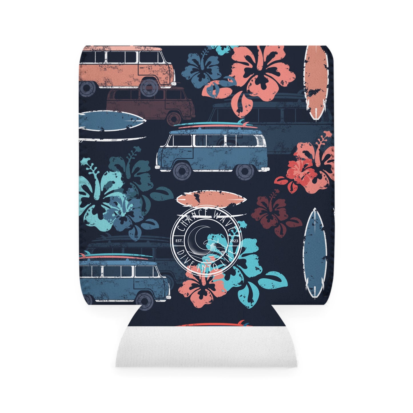 Surf Pattern Koozie