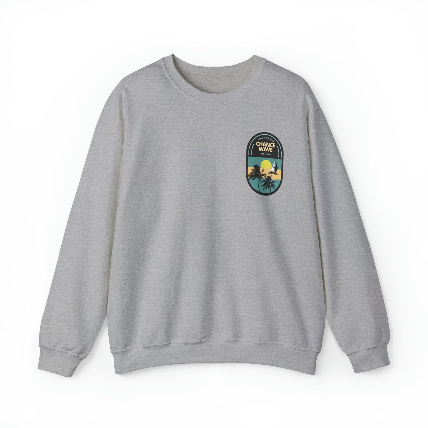 Chance Wave Sailboat Crewneck