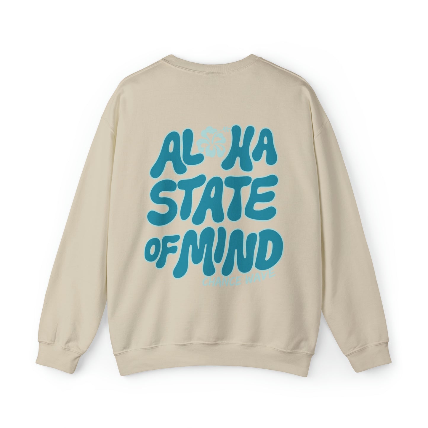 Blue Aloha Crewneck