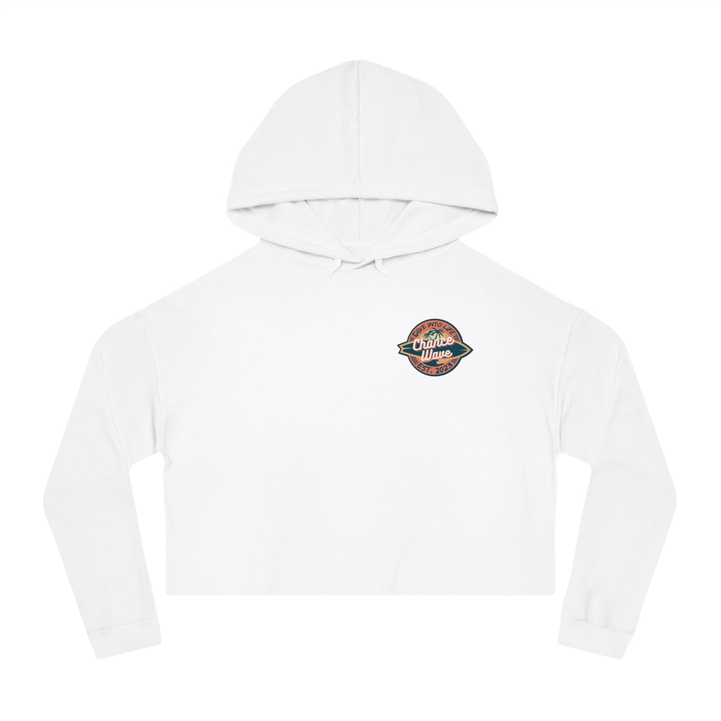 Chance Wave Cropped Hoodie