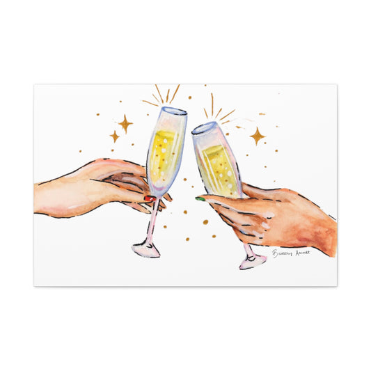 Cheers Canvas Gallery Wrap