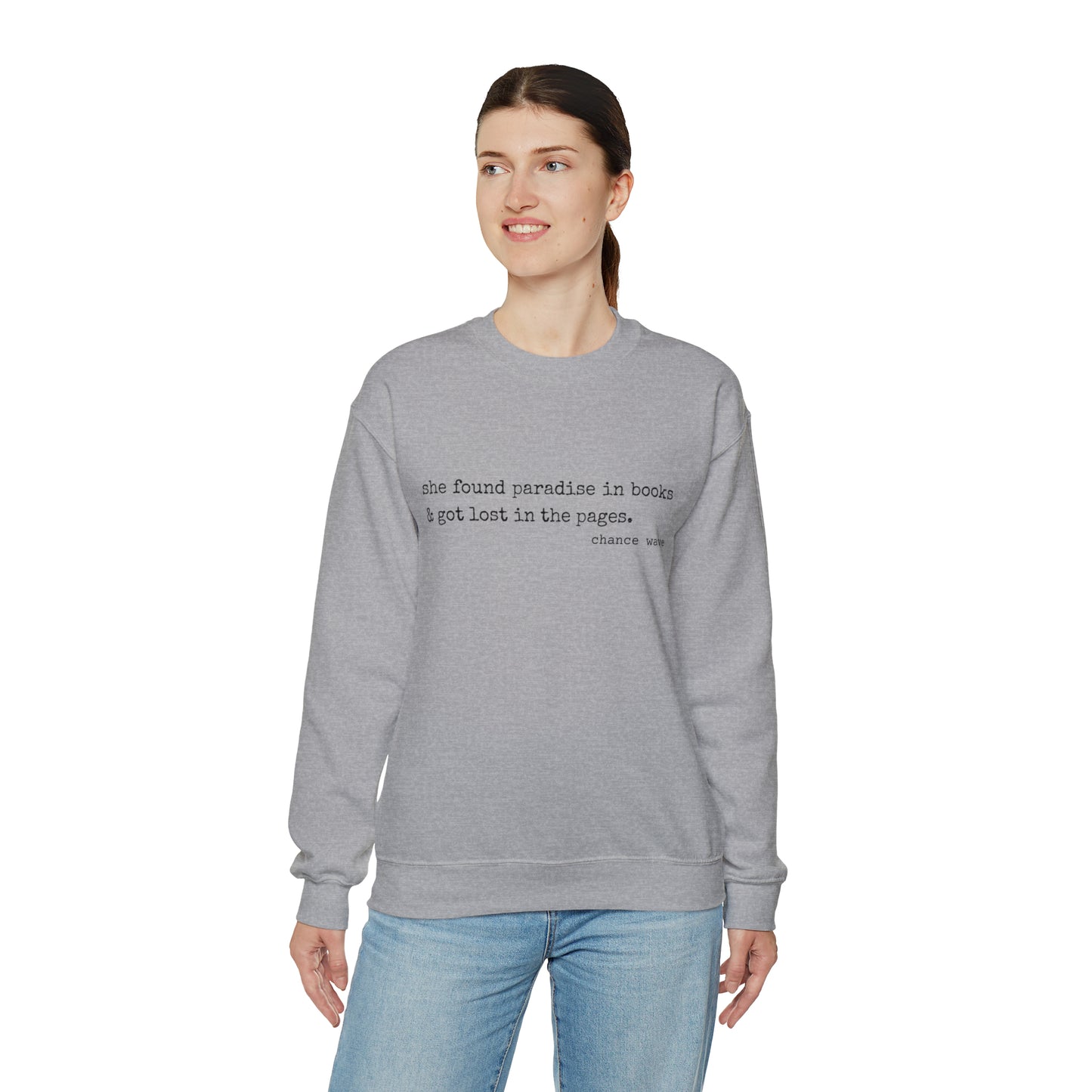 Paradise in Books Crewneck