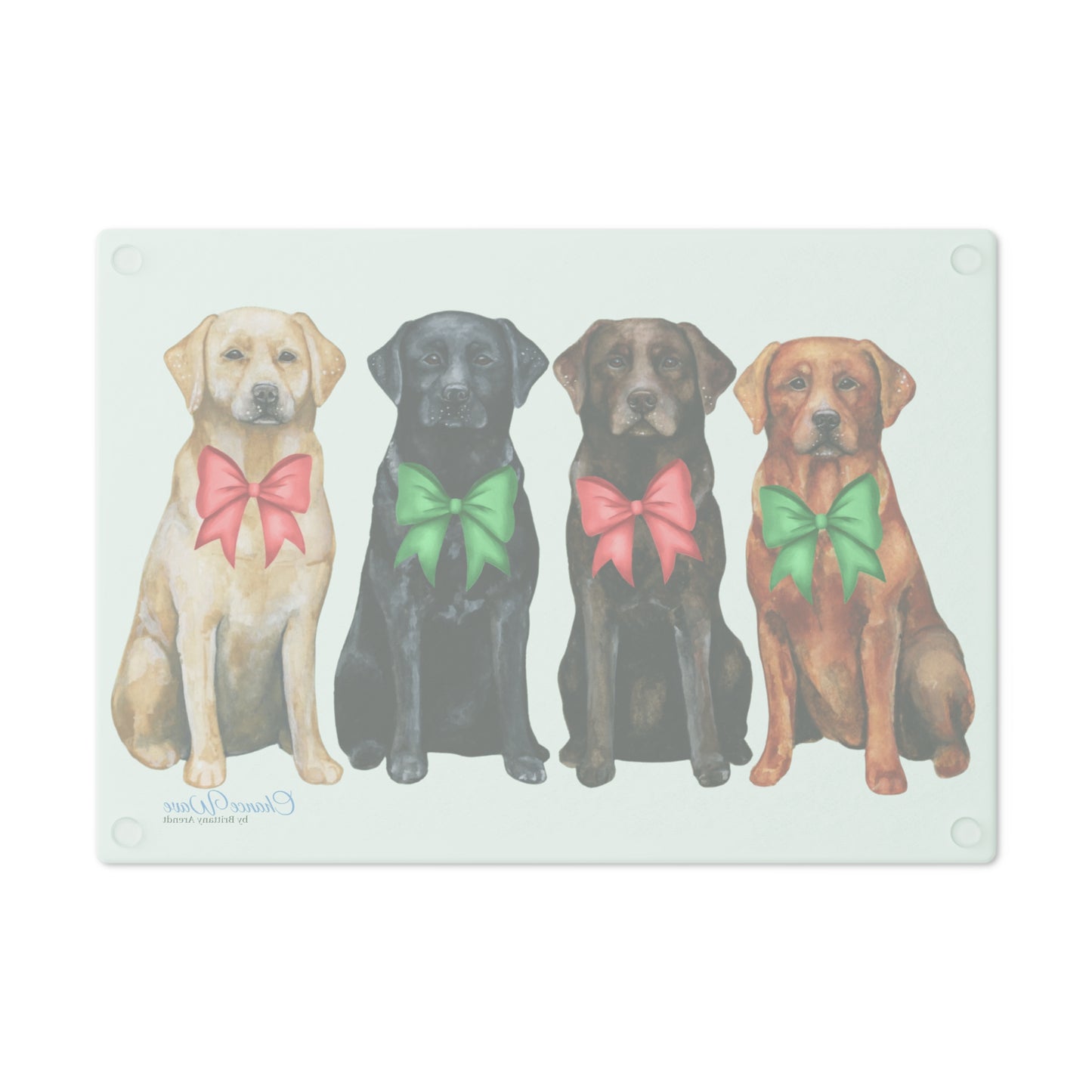 Festive Labs Tempered Glass Cutting Board