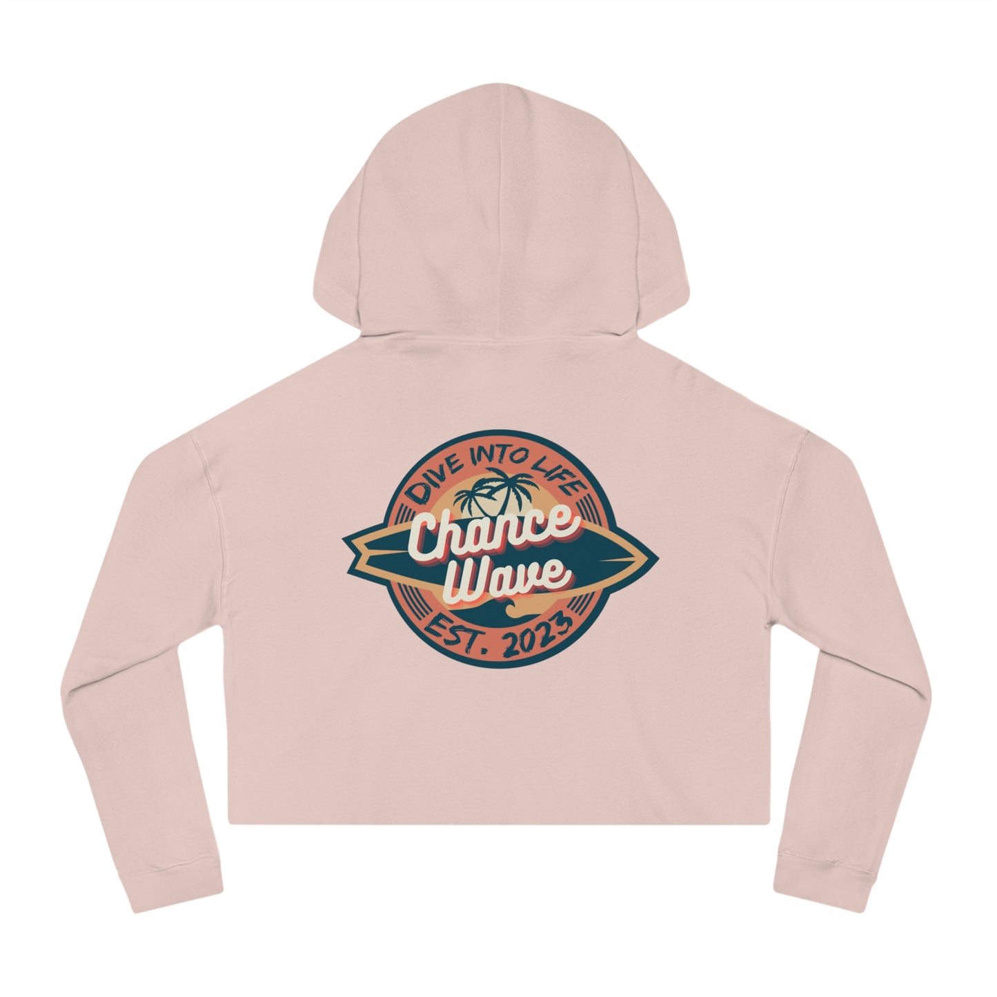 Chance Wave Cropped Hoodie