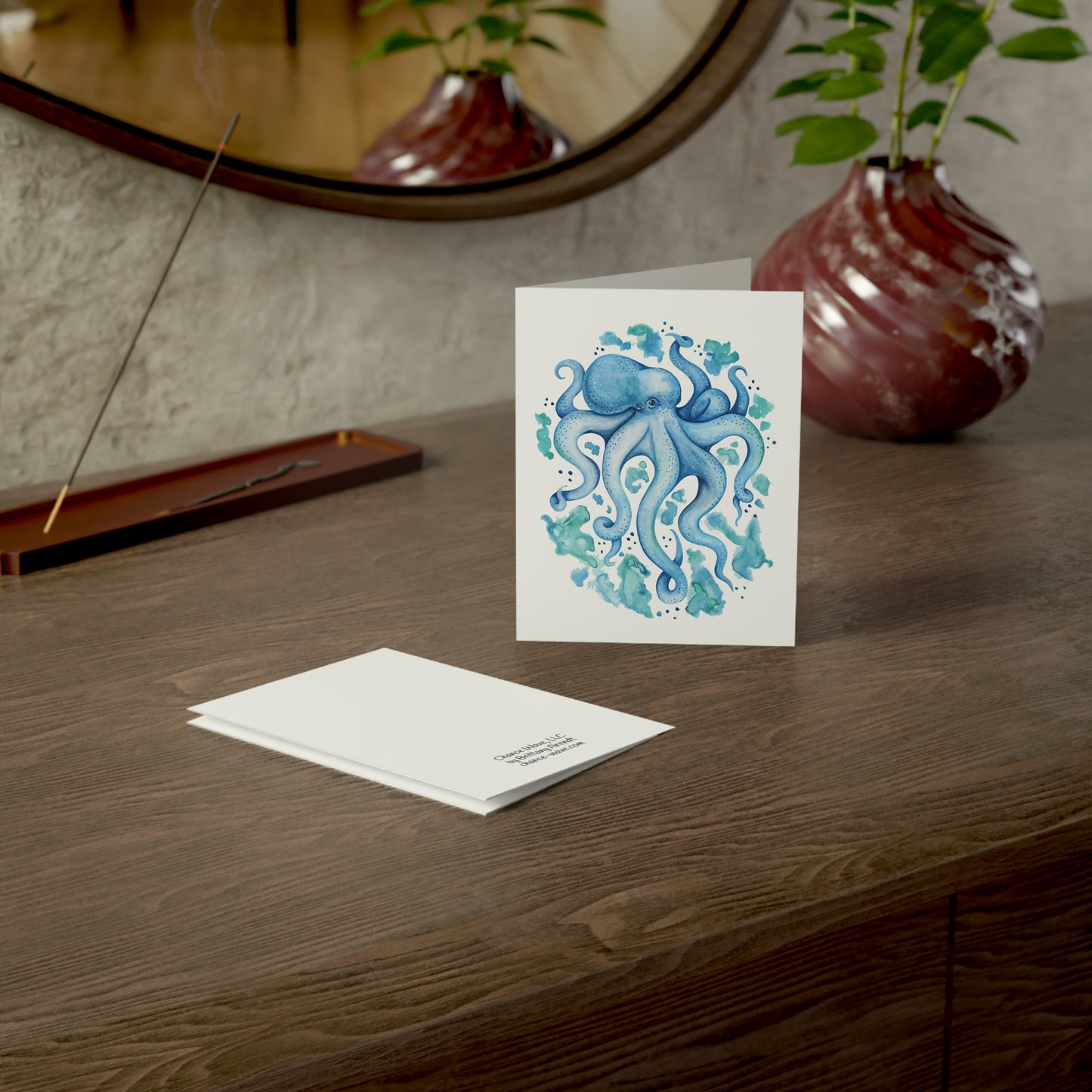 Octopus Notecards (10 and 30pcs)