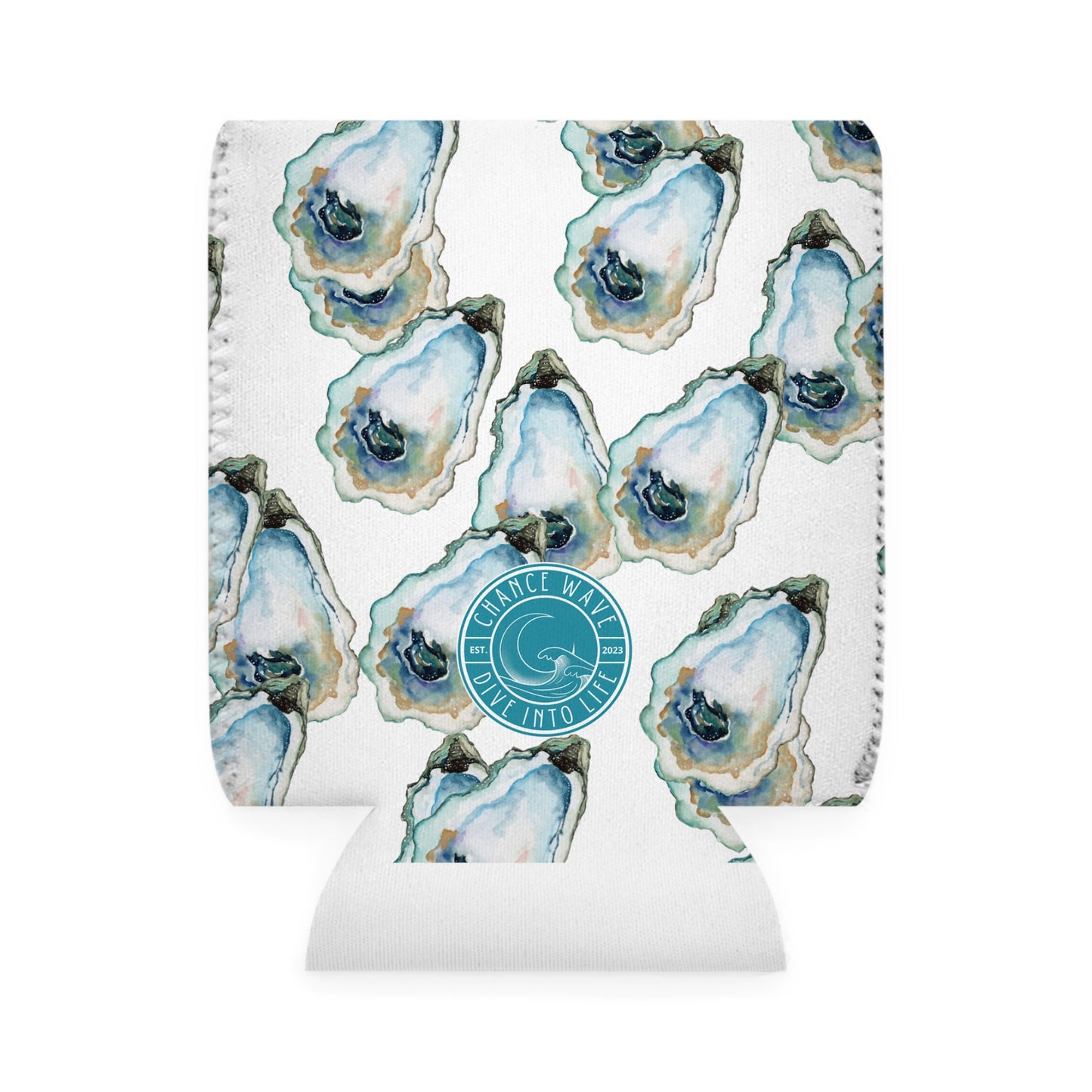 Oyster Pattern Koozie