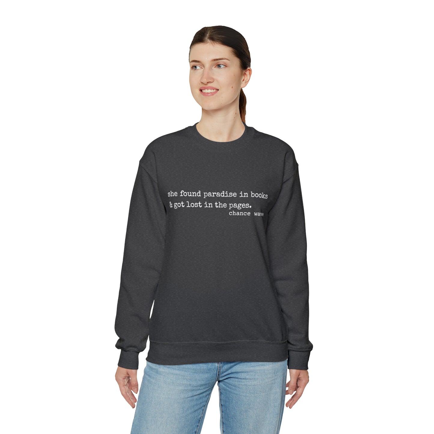 Paradise in Books Crewneck