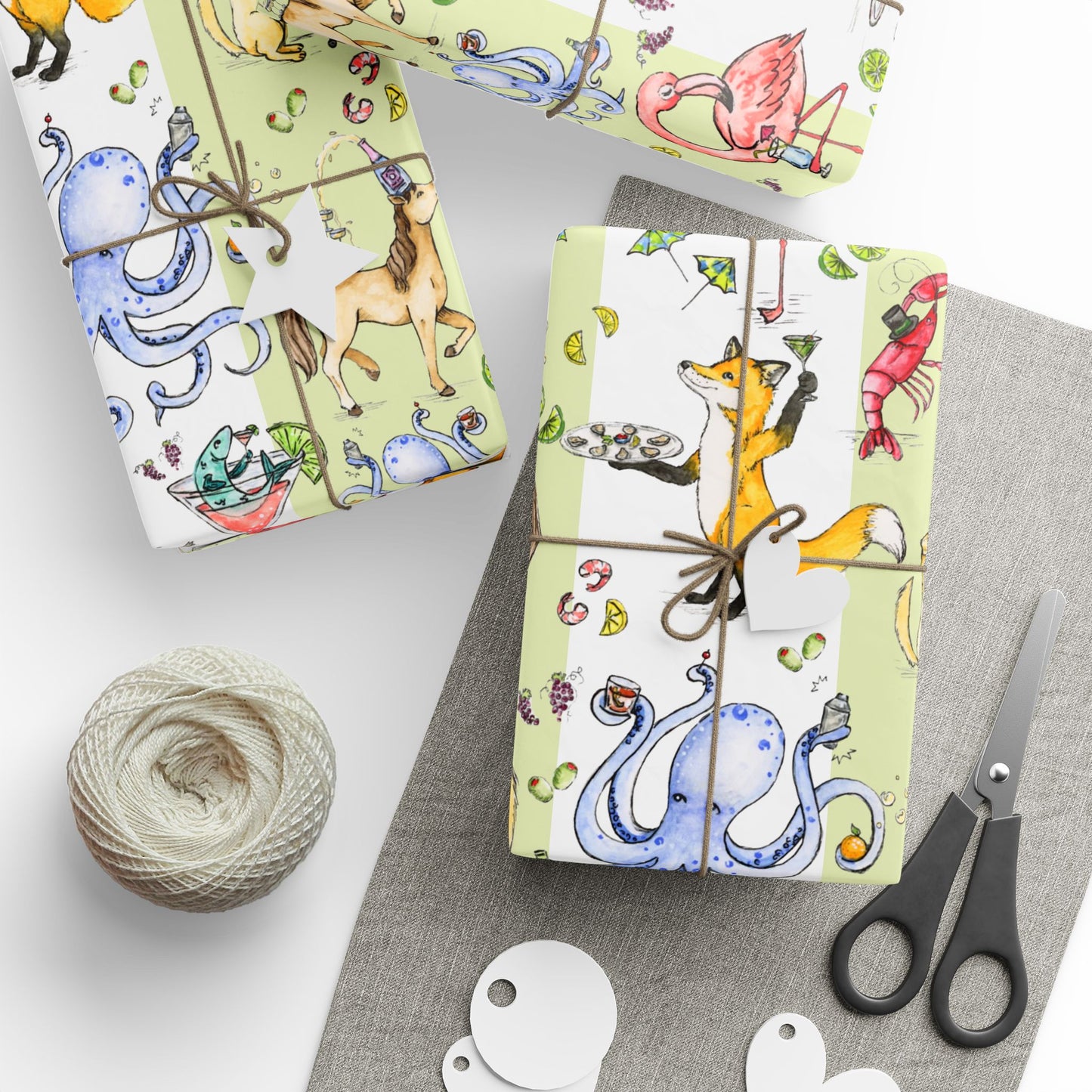 Party Animal Wrapping Paper