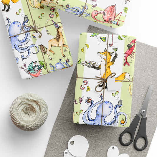 Party Animal Wrapping Paper