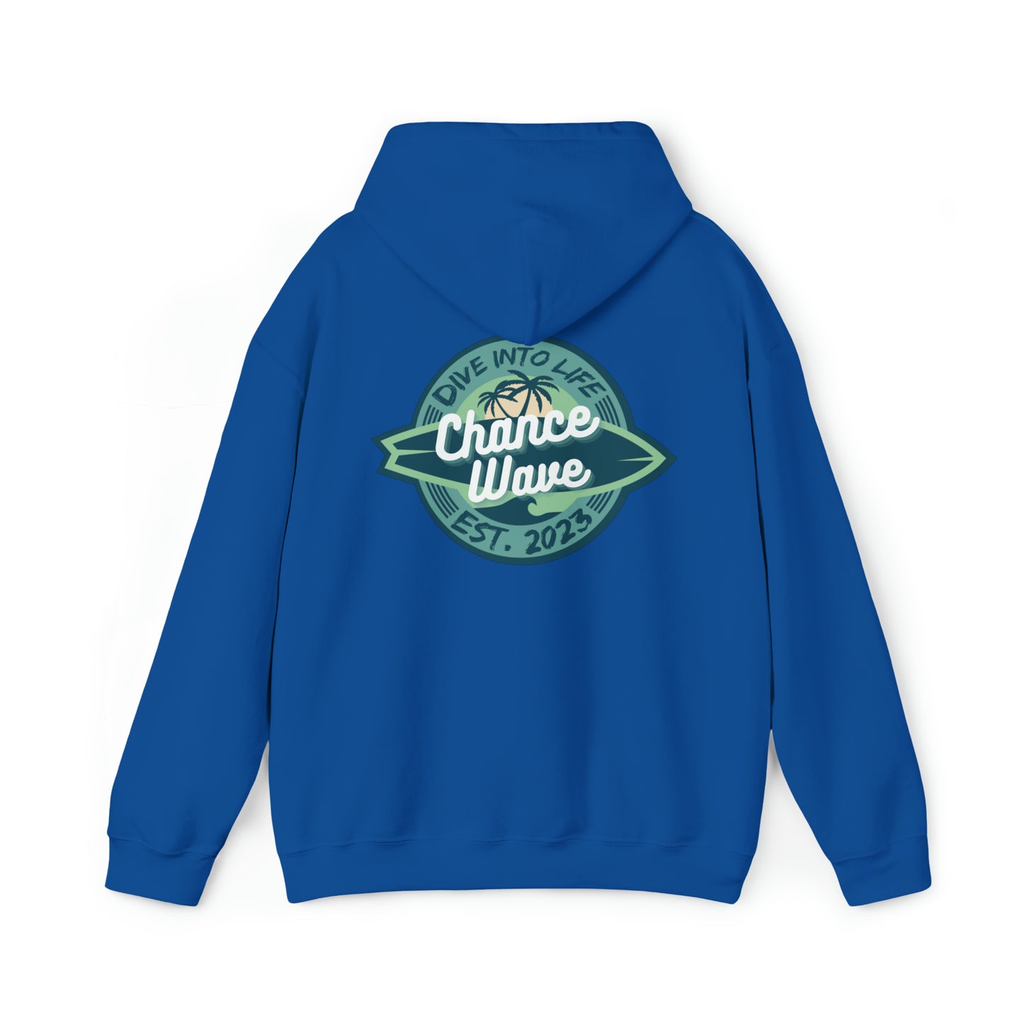 Blue Logo Hoodie