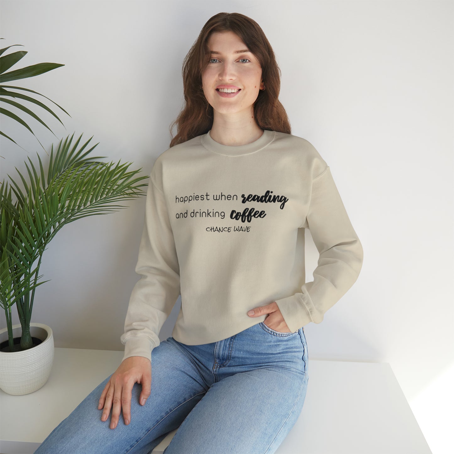 Books & Coffee Crewneck