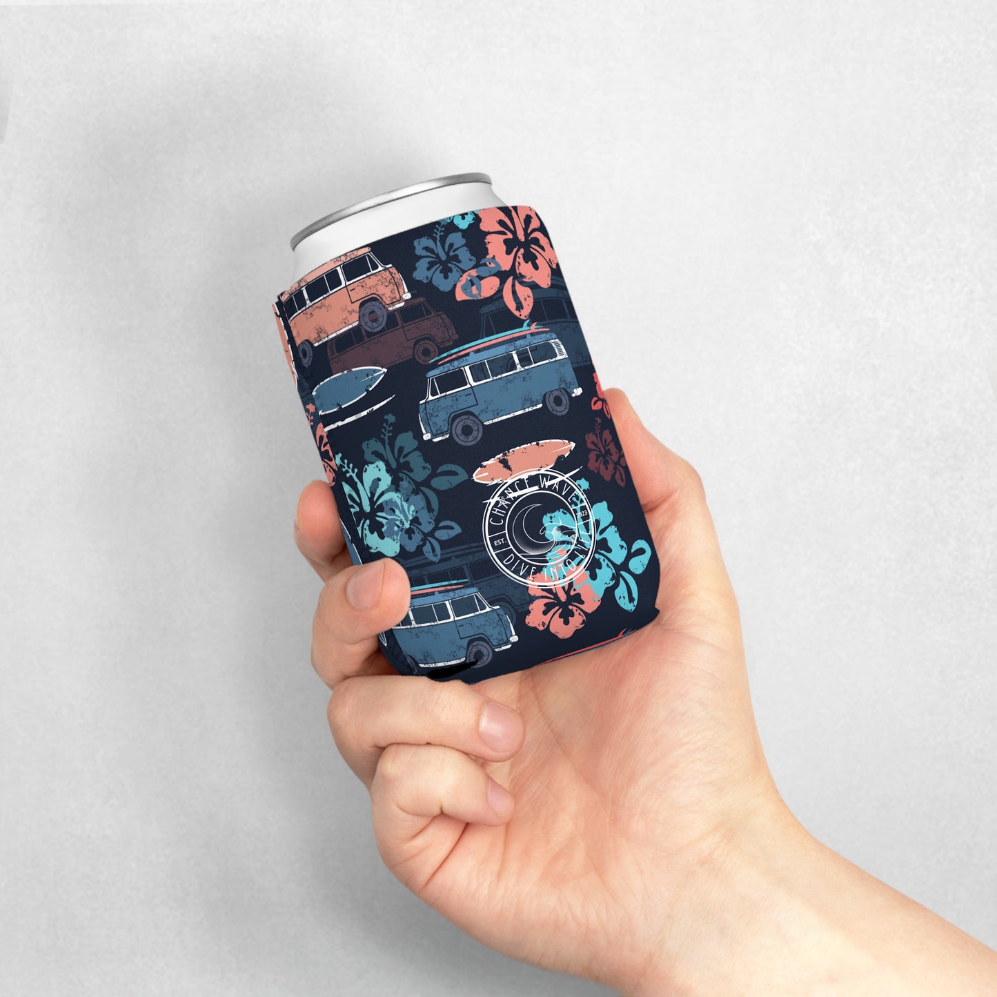 Surf Pattern Koozie