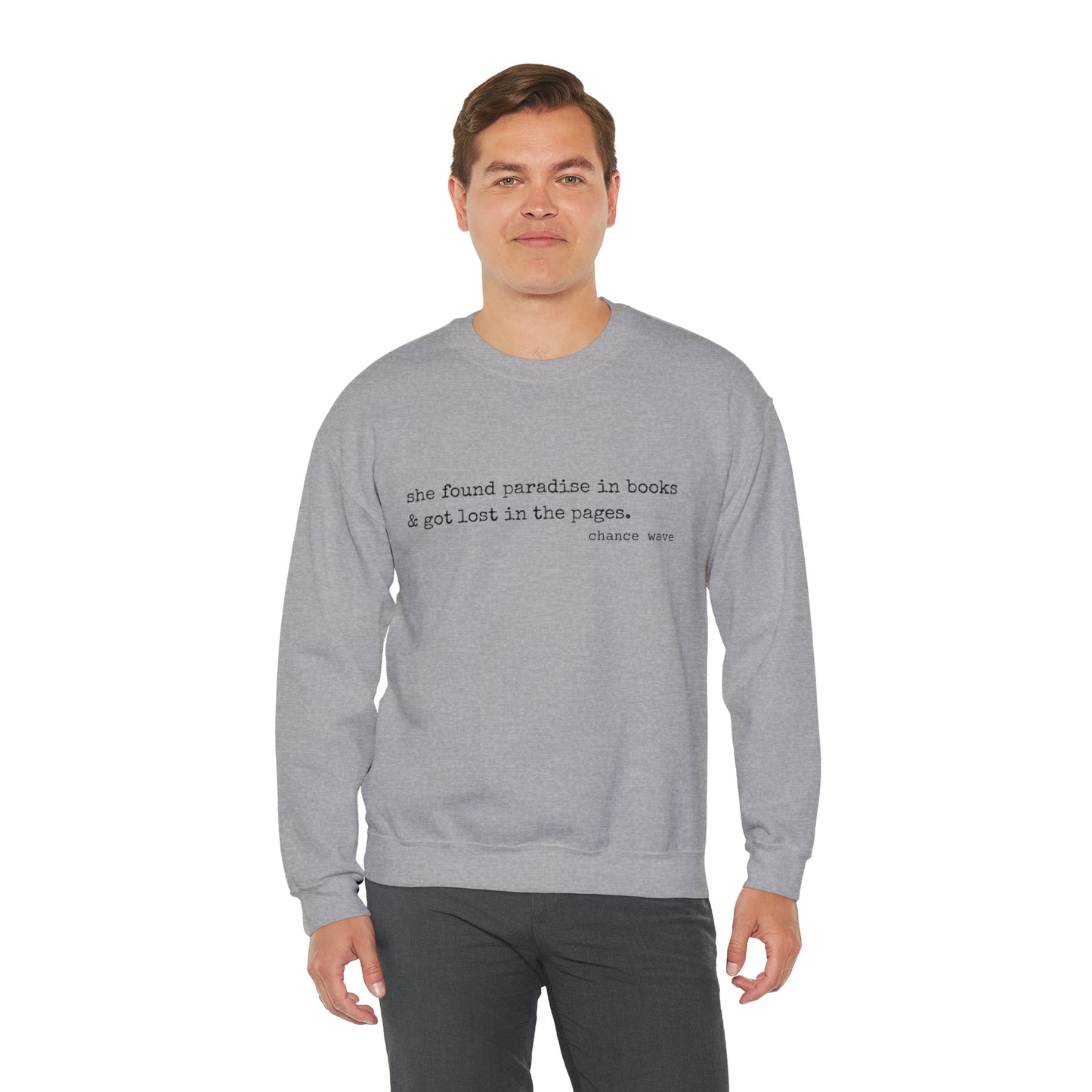 Paradise in Books Crewneck