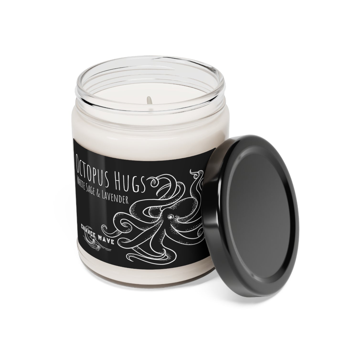 Octopus Hugs Sage & Lavender Soy Candle, 9oz