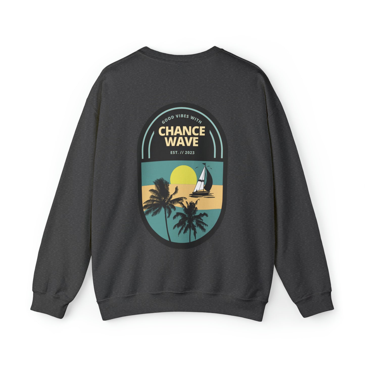 Chance Wave Sailboat Crewneck