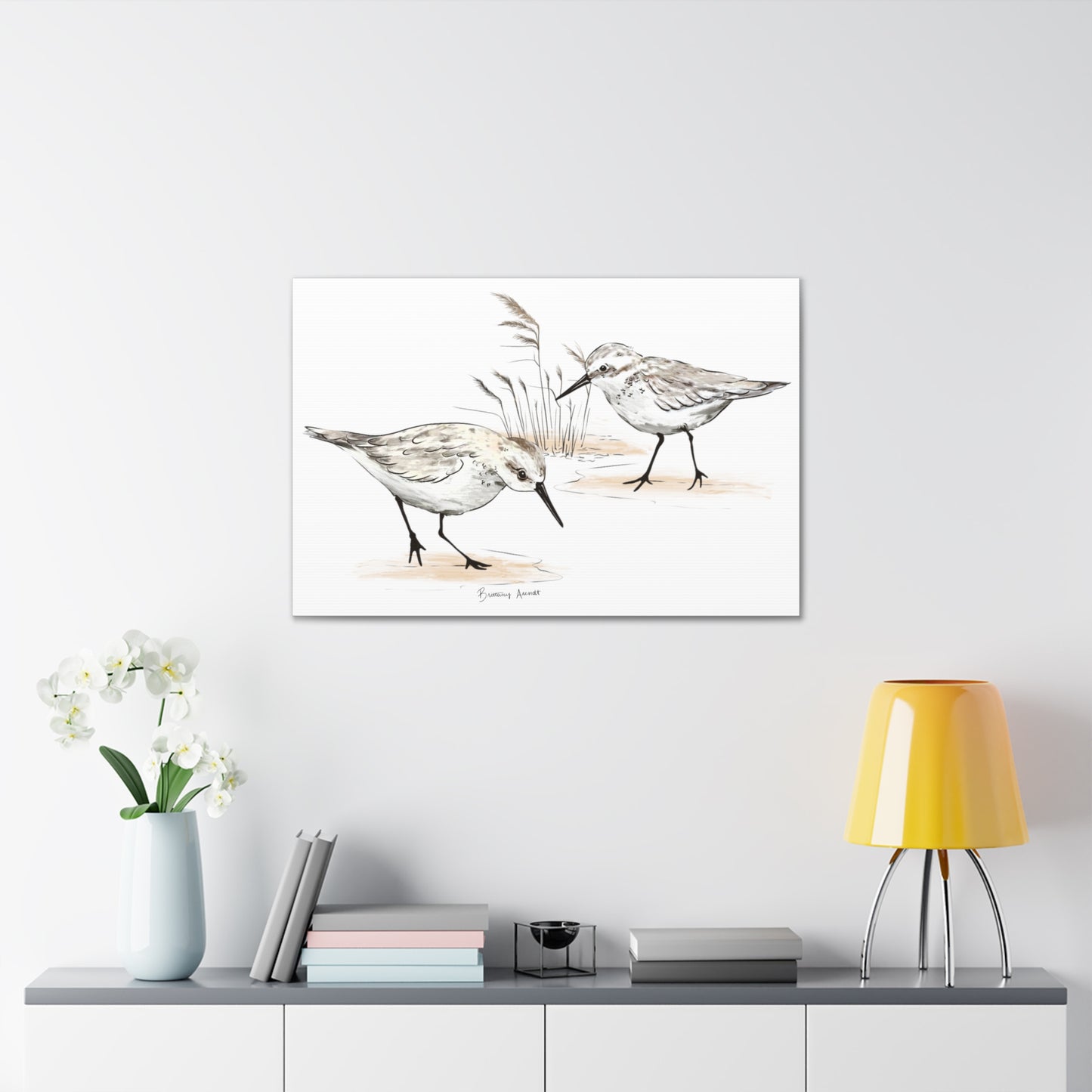 Sand Piper Canvas Gallery Wrap