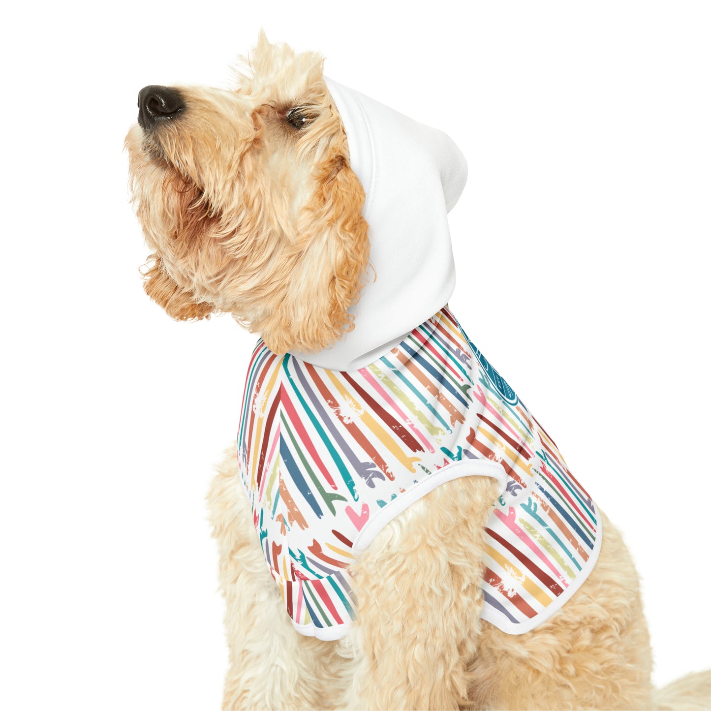 Surf Board Dog Hoodie