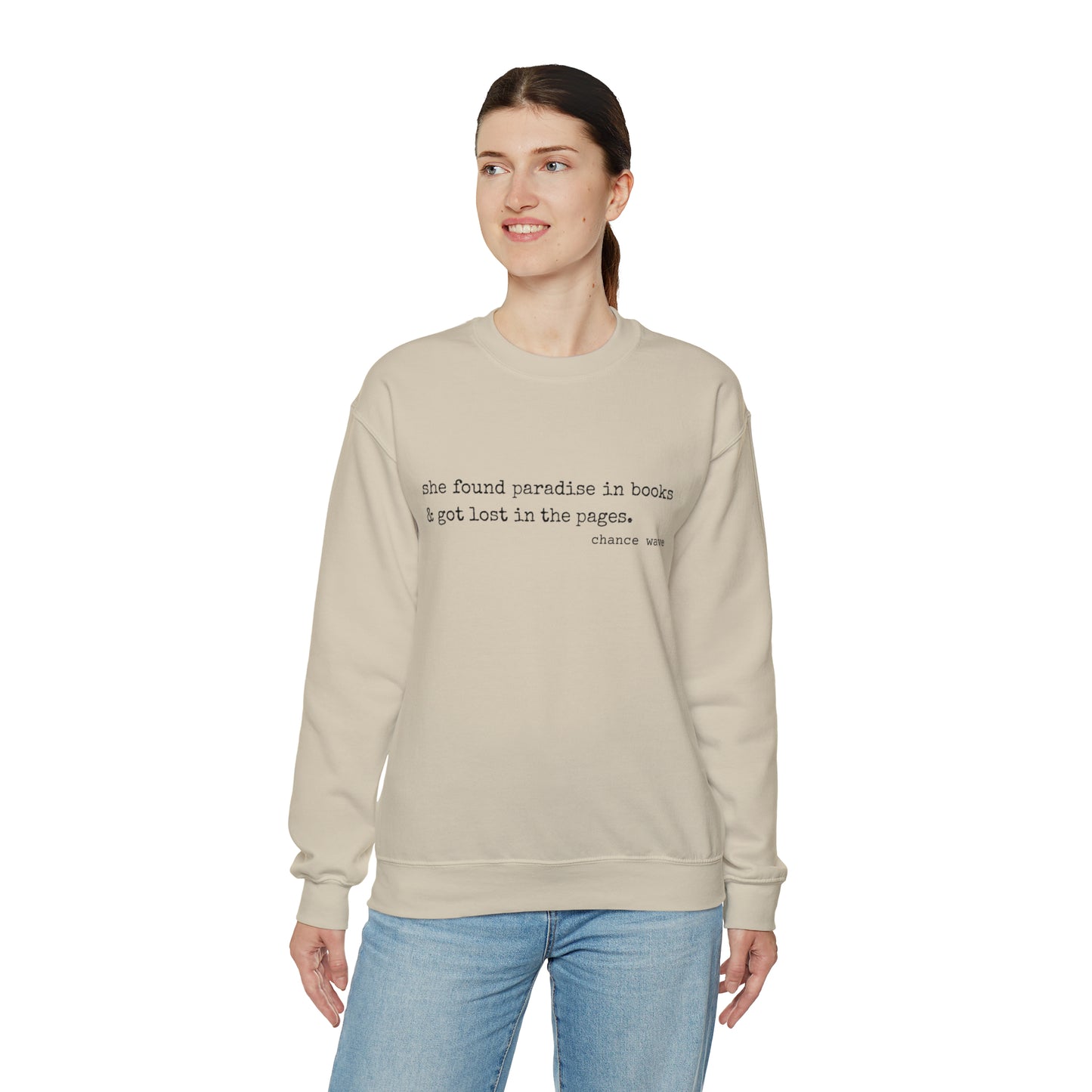 Paradise in Books Crewneck