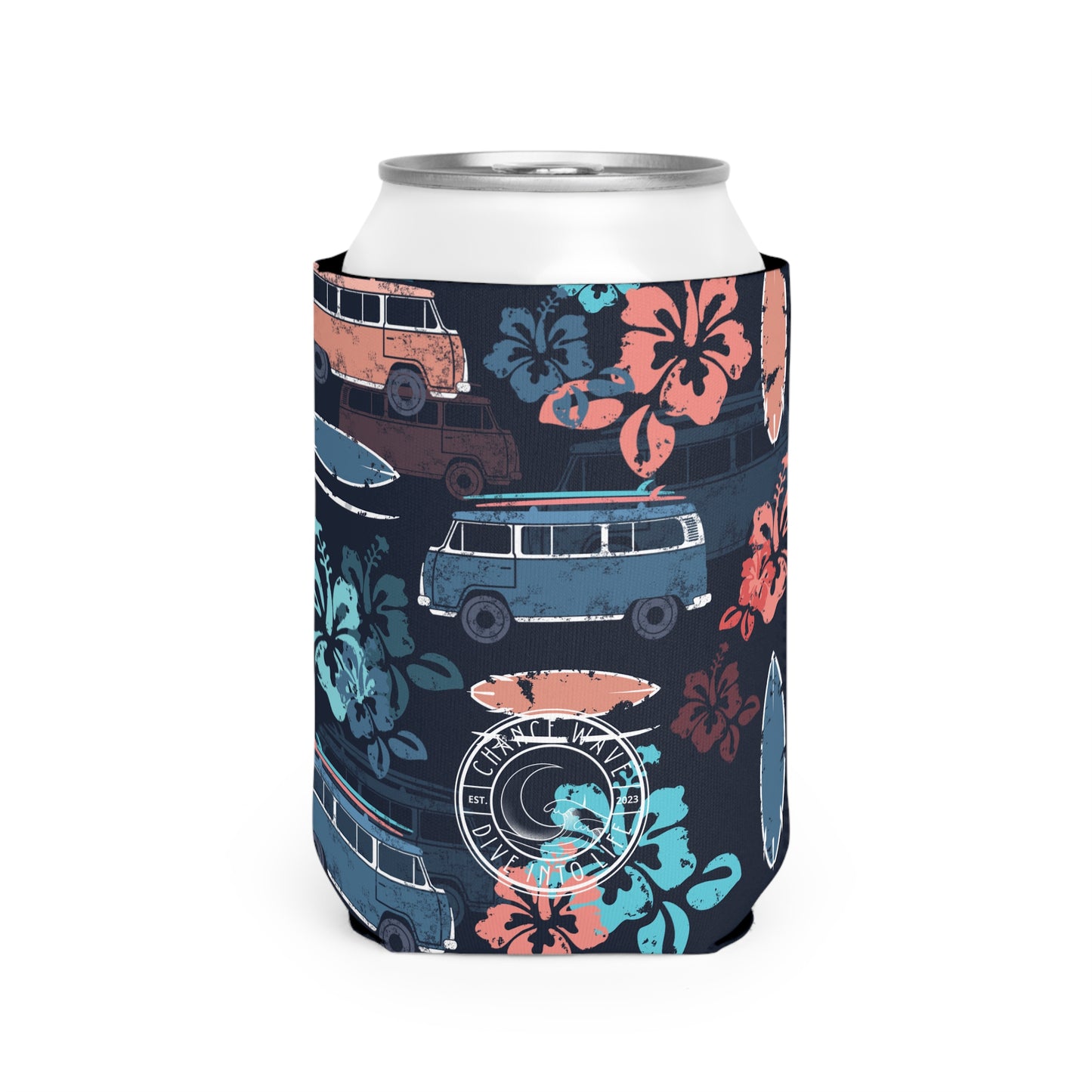 Surf Pattern Koozie