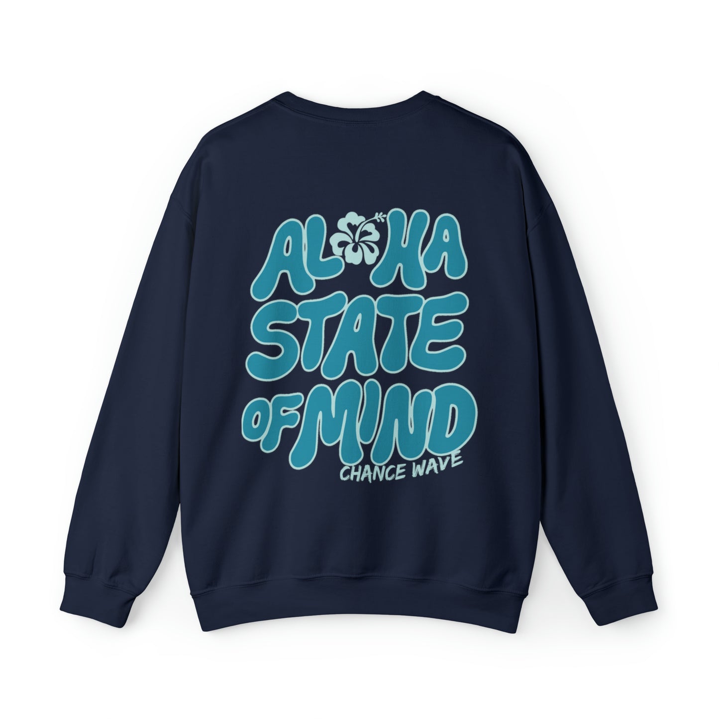 Blue Aloha Crewneck